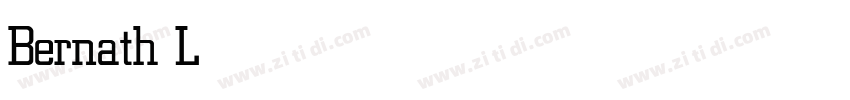 Bernath Light字体转换